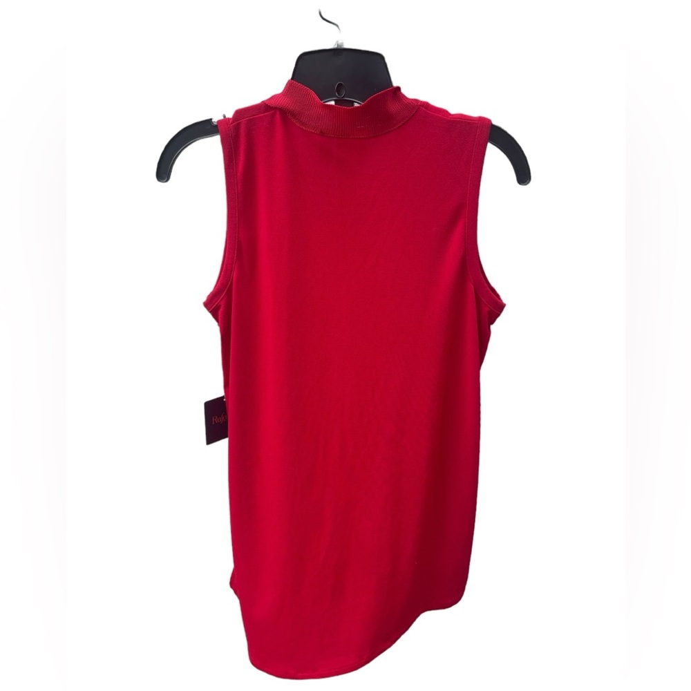 Rafaella Red Sleeveless V neck with Tie‎ New with Tags - Picture 2 of 4